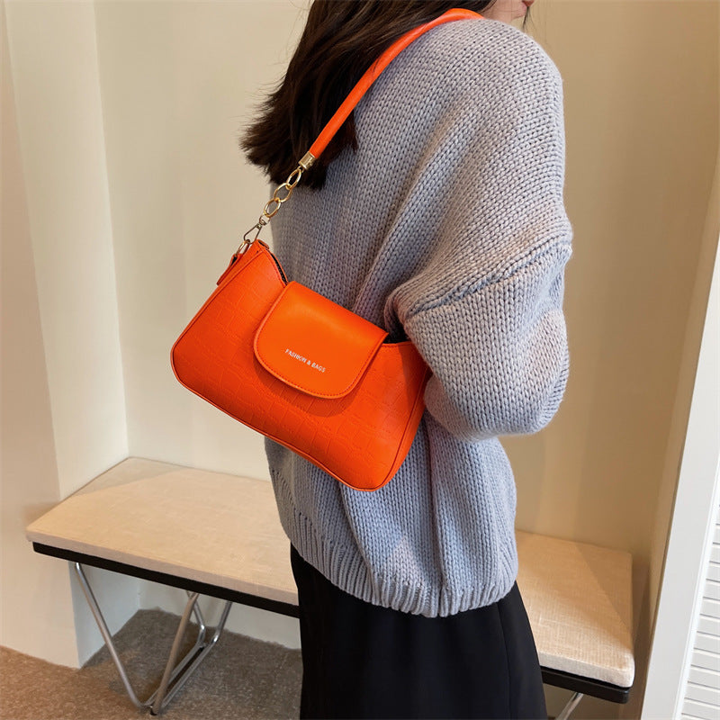 Women's French Style Personalized Fashionable All-match Shoulder Messenger Bag
