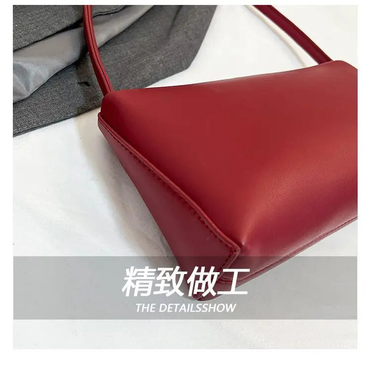 Miyagawa Niche 2025 Retro Fashion Underarm New Single Shoulder Handheld Simple Crossbody Bag